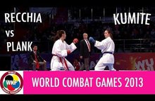 Всемирные Игры боевых искусств 2013. Поединок за бронзовую медаль. Александра Речиа - Беттина Планк